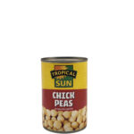 Tropical Sun	Chick Peas Net wt. 400g. Drained wt. 240g