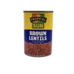 Tropical Sun	Brown Lentils Net wt. 400g. Drained wt. 240g
