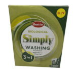 Simply Biological Simply Washing Powder with Softener & Easy Iron 884g